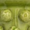 Hello Honey® 12.25" Green Round Terra-cotta Hobnail Footed Vase